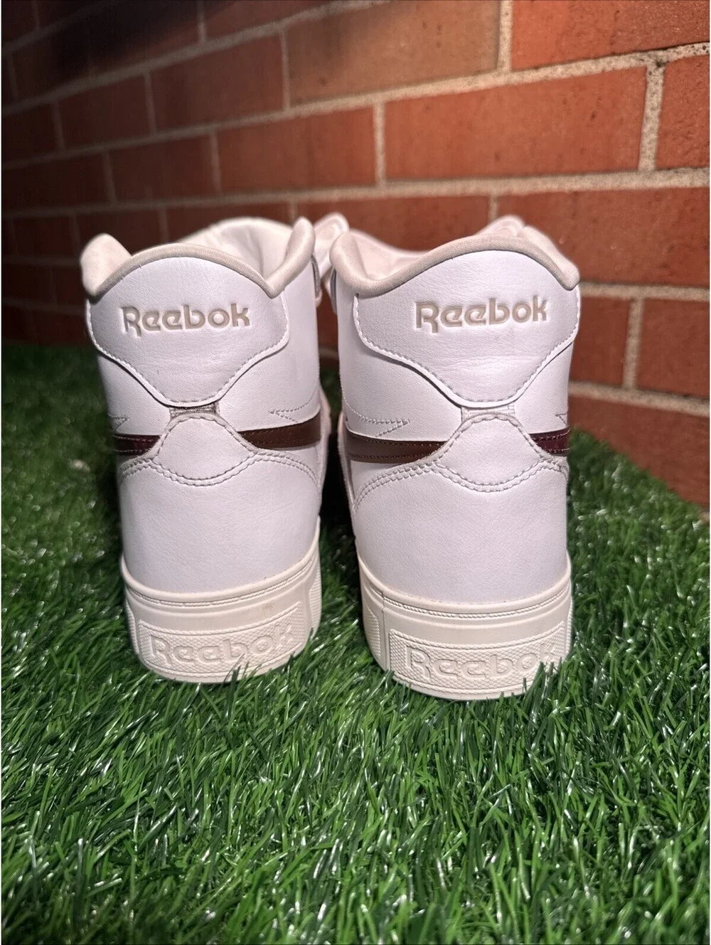 Reebok Court Advance Bold High GZ9612 White Basketball Shoes Sneakers Size 10M